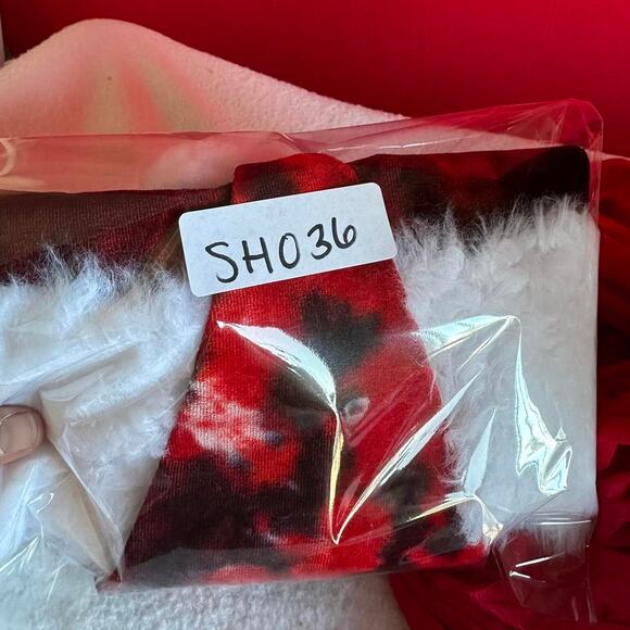 Handcrafted Tie-Dye Santa Hat - Picture 7 of 7